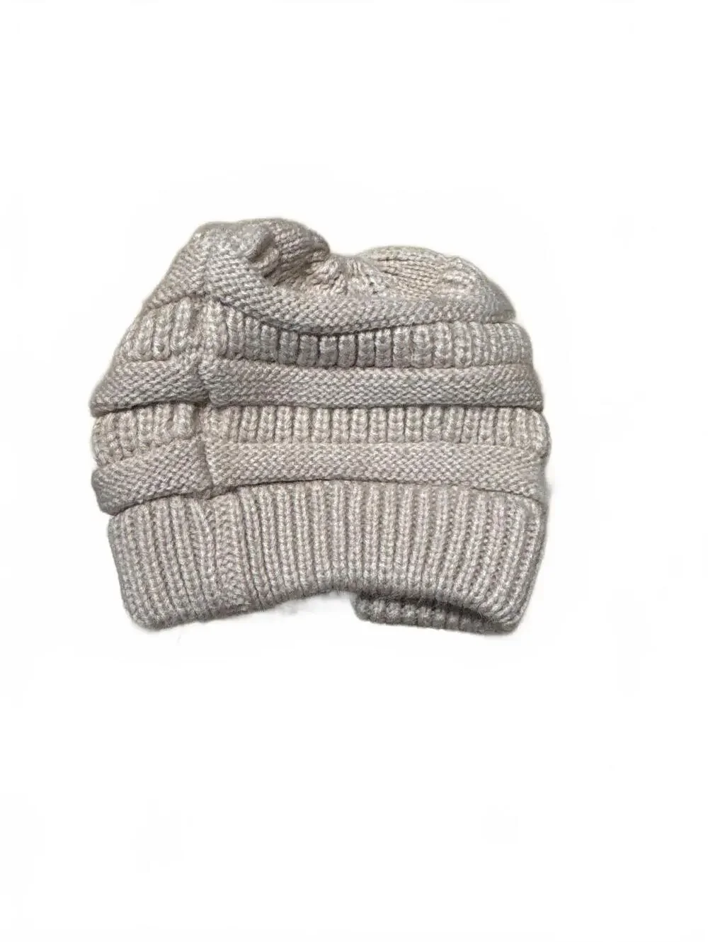 New CC Knit Beanie Hat - Beige Kids Girls